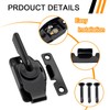 Replacement Smoker Door Latch Kit for Pit Boss 1077, Pro