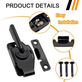 Replacement Smoker Door Latch Kit for Pit Boss 1077, Pro Series II 4, PBV4PS2, 10739 - Fits Cuisinart and Masterbuilt Electric Smokers
