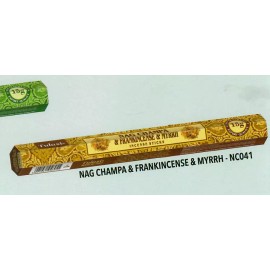 Tulasi Nag champa / Frankincense incense sticks [6 Pack of 15 Gms ] 120sticks