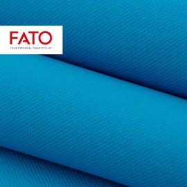 Fato - Einwegpapierservietten, Weichheit und Sanftheit, Packung mit 40 Servietten, Größe 38x38 gefaltet in 4, 2-lagig, Farbe Türkis, 100% reines Zellulosepapier, FSC zertifiziert