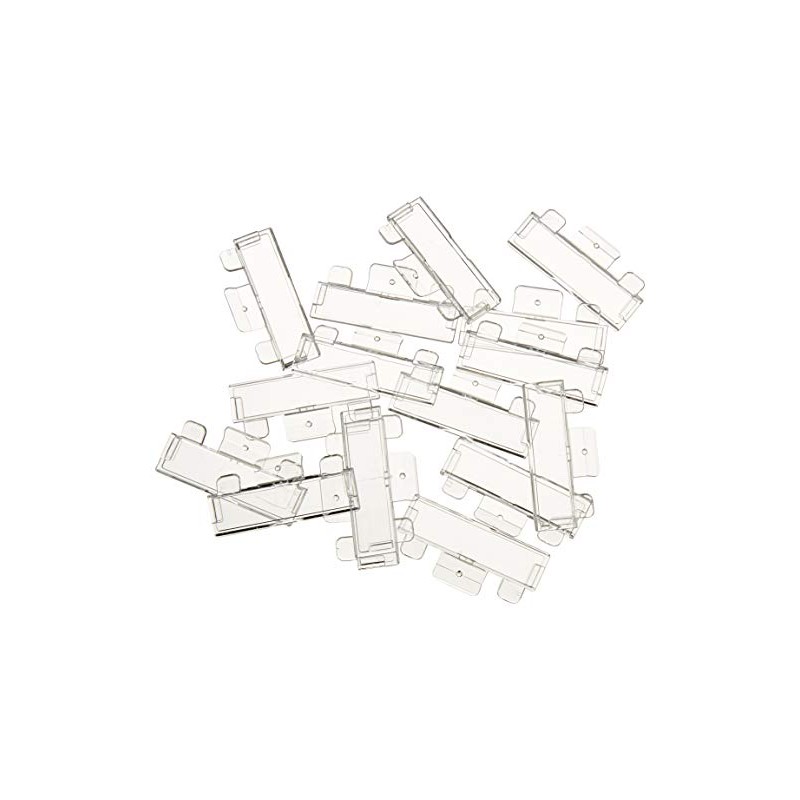 5 Star Tabs Plastic For Suspension Files Clear [Pack of