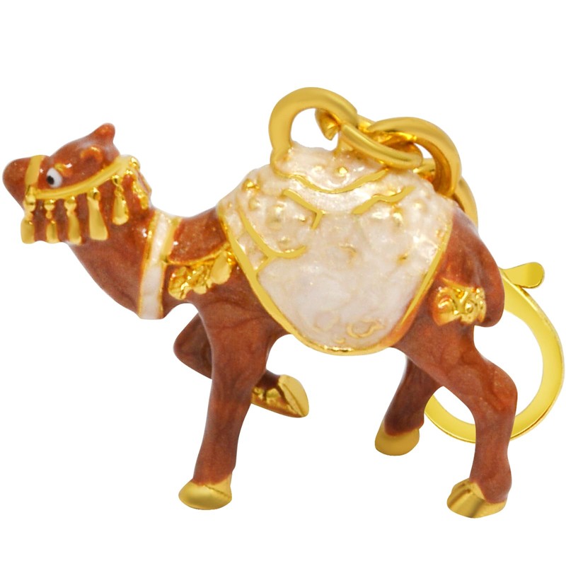 [YISHUI] （イスイ） キーホルダー 風水 キーチェーン 駱駝 お守り 長寿 財布 プレゼント