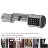 Keyless Electric Lock Stainless Steel Brass Low Consumption Smart Cylinder
