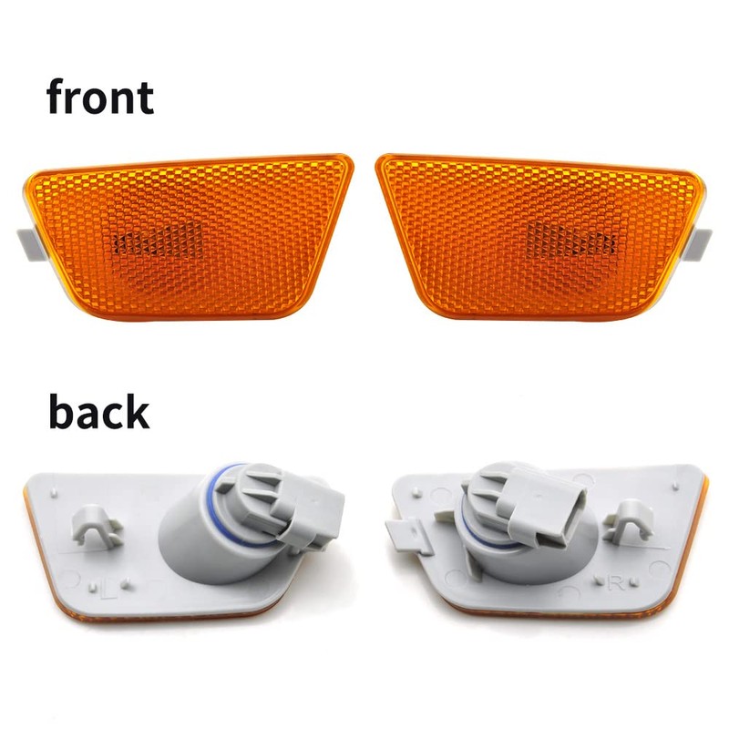 CNPAPC 2-Pieces For Chevy Cruze Front Bumper Park Signal Side