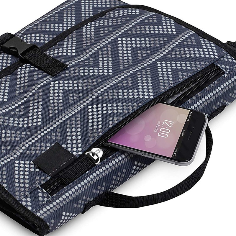 Baby Diaper Changing Pad Multi Pockets Diaper Changing Mat Portable
