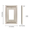 Henne Bery Sunken Pearls Heavy Duty Decorative Wall Plate Switch