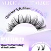 ALICE Lash Clusters Wispy Cluster Eyelash Extensions 168pcs Fluffy Individual