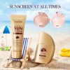 Kit De Protector Bloqueador Solar Gold Colágeno Sadoer Spf60