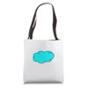 Cyan Sky Cloud Tote Bag