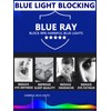 JJWELL 3 Pack Blue Light Blocking Reading Glasses for Women,