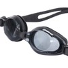 Swans TK-SWRV-008N BK Swimming Goggles, Fitness Goggles, Cushioned, BK (Black/FF/Men's)