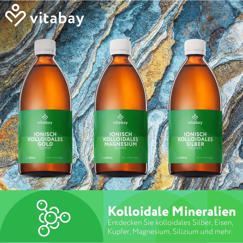 Colloidal Gold 10 PPM – Highly Concentrated (Reinheit 99,99%), ,