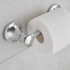Hoimpro Wall Mounted Rustproof Chrome Toilet Tissue Paper Holder Bathroom