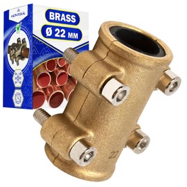 Plug Clamp for Copper Pipe Diameter 22 mm Made of Brass - MONTERAL