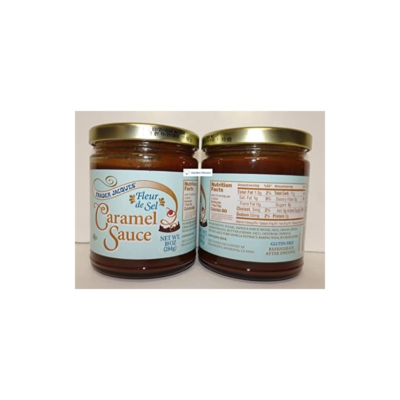 Trader Joe’s Fleur de Sel Caramel Sauce Gluten Free 10oz