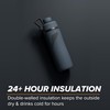 Gatorade 'Overtime' 32oz Stainless Steel Water Bottle, Twist Cap, Black