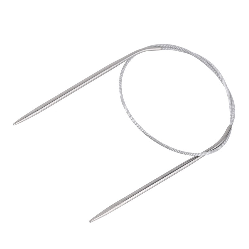 11pcs Steel Stainless Circular Needle Knitting Tools Crochet Craft Accessories