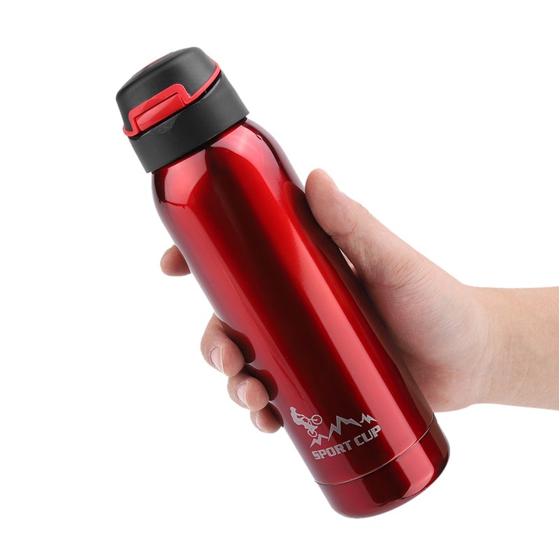 500ml Stainless Steel Bottle Vacuum Insulated Straw Cup Mug Sport