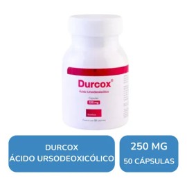 Durcox Acido Ursodeoxicolico 250 Mg Frasco Con 50 Capsulas
