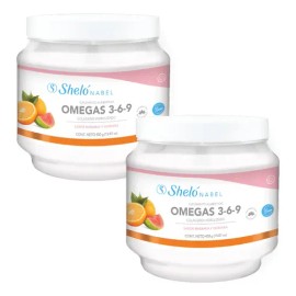 2 Colágeno Hidrolizado Omegas 3 6 9 ,mejora Piel Shelo Nabel                                                                                          