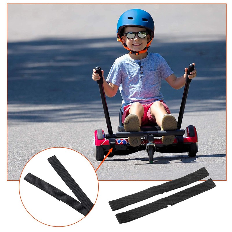 4 Pieces Adjustable Hoverboard Straps Hook and Loop Fastening Hoverboard