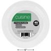 Exquisite Clear Cuisine Plastic Plates - 6" (Pack of 40)
