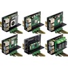 DIN Rail Mount Bracket for Raspberry Pi 1A+ 1B+ 2B