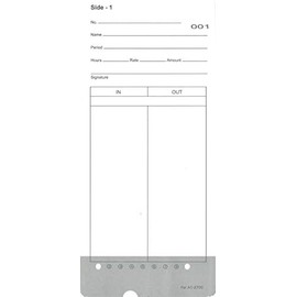 400 Allied AT-2700 Time Cards, 8-Packs of 50ea, AT27TC50 Compatible by COMPUMATIC