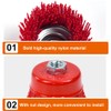 UHETLET Pack of 2 Cup Brush Angle Grinder Nylon Brush