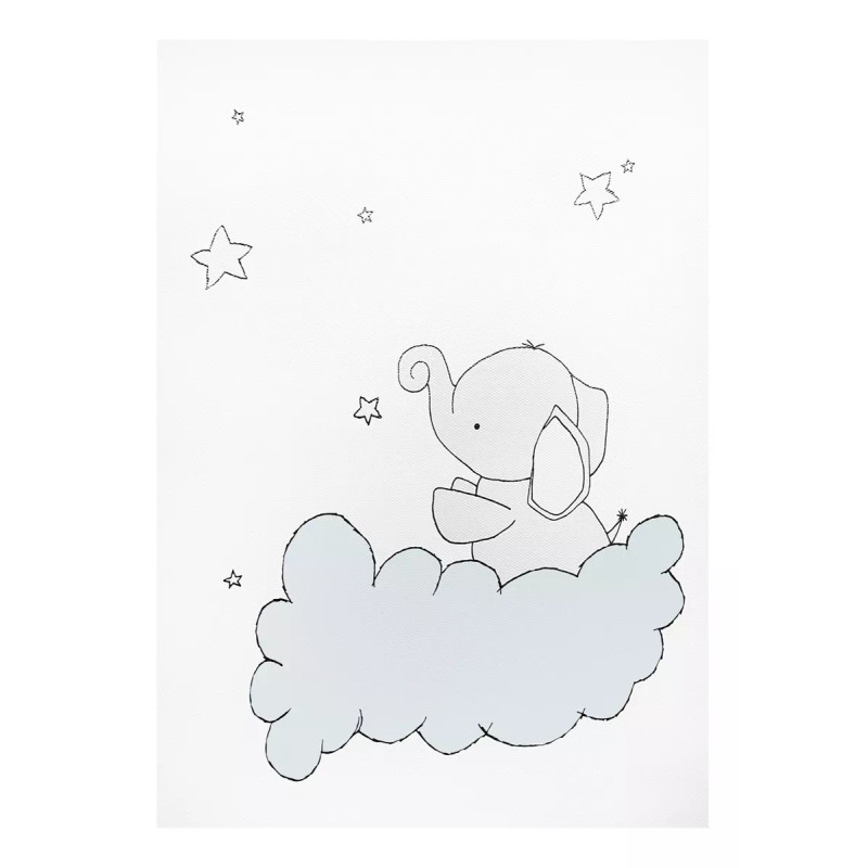 DaraBaby Kit De 3 Lienzos Decorativos Habitación De Bebés Y