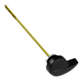 Universal Toilet Handle Lever Replacement - Toilet Flusher Replacement, Side Mount Toilet Tank Lever Fits Most Toilet Tanks - Efficient and Easy to Install Toilet Handle Replacement - Black Finish