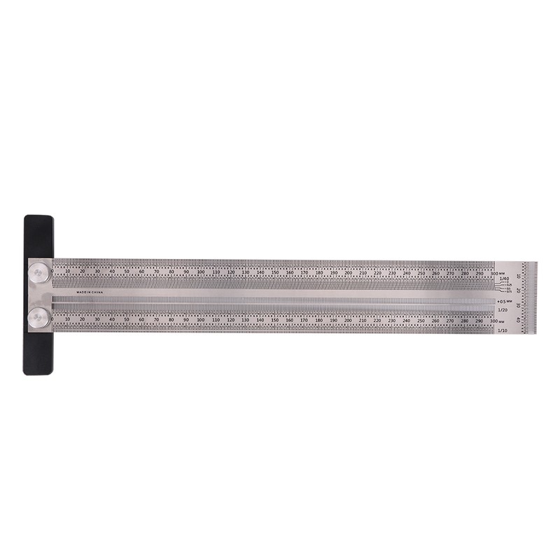 Woodworking Ruler Right Angle Stainless Steel Line Locator Carpenter Measuring