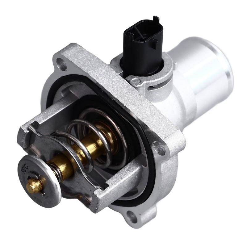 Engine Coolant Thermostat 96984104 Thermostat Housing Assembly Replacement for Chevy