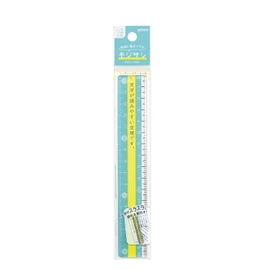 Kutsuwa KB033MT-5P Ruler, 6.3 inches (16 cm), Mint, Pack of 5
