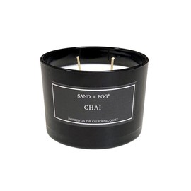 Sand + Fog Scented Candle - Chai – Additional Scents and Sizes – 100% Cotton Lead-Free Wick - Luxury Air Freshening Jar Candles - Perfect Home Decor – 12oz