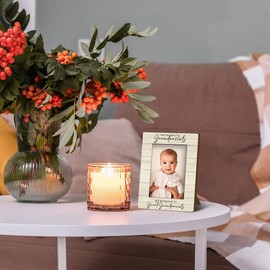 Foyoulame Great Grandparents Baby Announcement Picture Frames 4x6, Great Grandparents Gifts, Baby Announcement Grandparents, Baby Reveal Gifts For Grandparents Photo Picture Frames for Table Desk