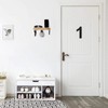 LIUZHUJ Magnetic Oak Key Rack - Magnetic Key Holder with