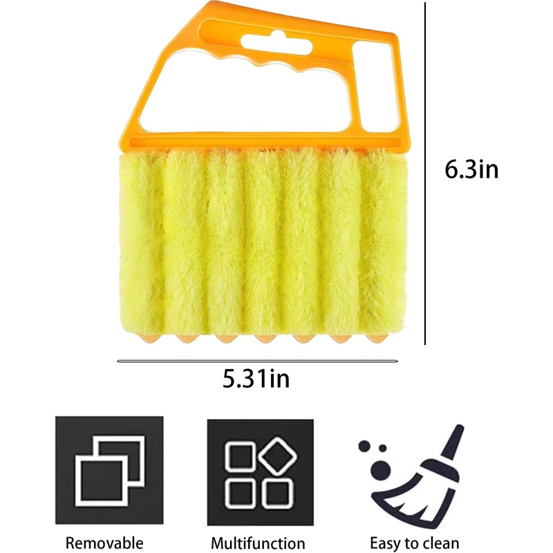 2 Pcs Blind Cleaner - Washable Window Blind Cleaner Duster