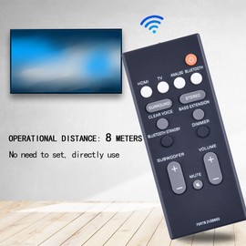 PZL FSR78 ZV28960 Replacement Remote Control fit for Yamaha Sound Bar Surround Soundbar YAS-CU207 YAS-106 ATS-1070 NS-WSW42 ATS1060 YAS-207 YAS106 ATS1070 YAS-107 YAS107 YAS207 ATS-1060 ATS-2070