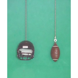 Riddell VIRGINIA TECH CEILING FAN PULL CHAIN SET  HELMET AND FOOTBALL