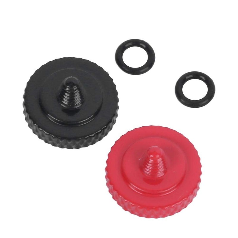 Topiky 2 Piece Aluminum Alloy Camera Shutter Release with Rubber