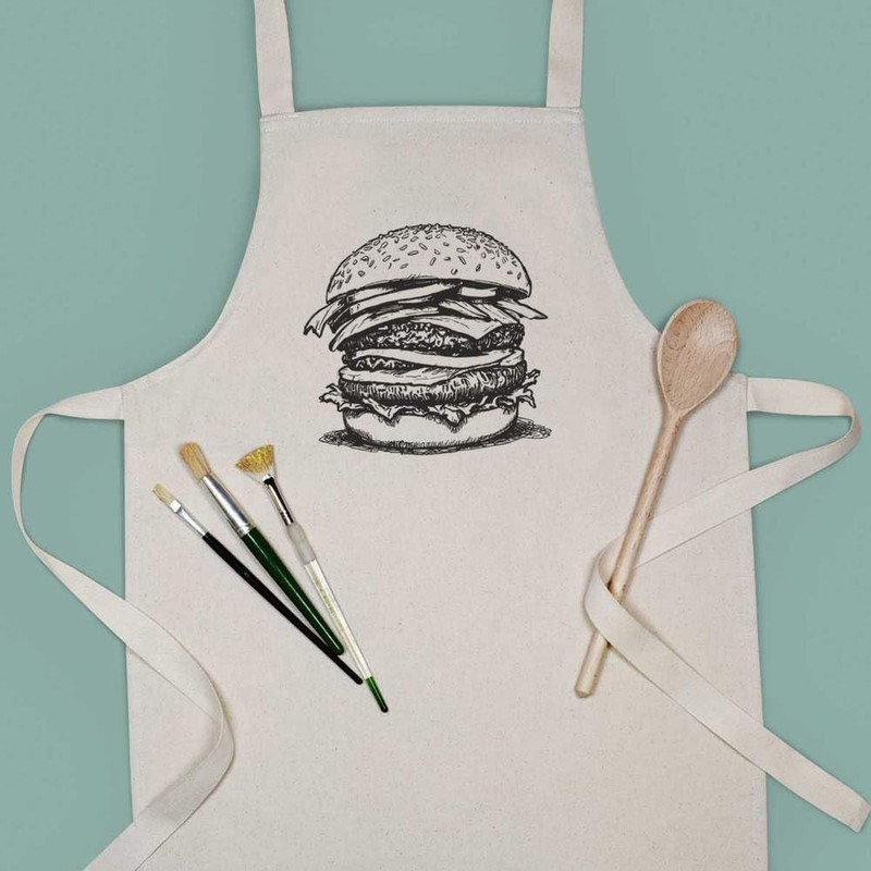 Azeeda 'Stacked Burger' Kid’s Cooking Apron (AP00070410)