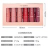 Matte Lipstick Set 6 Colors Nude Moisturizer Smooth Lipstick Long