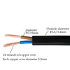 LumenTY Power Cable/Two Conductor Cable Flat PVC Power Cord Copper