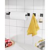 WZKALY Paper Towel Holder Under Cabinet, Self Adhesive or Wall