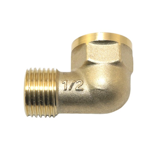 PZRT Internal and External Thickened Copper Elbow 1/2 inch Brass