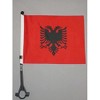 Albania BIKE Flag 5'' x 8'' - Albanian BICYCLE Flag