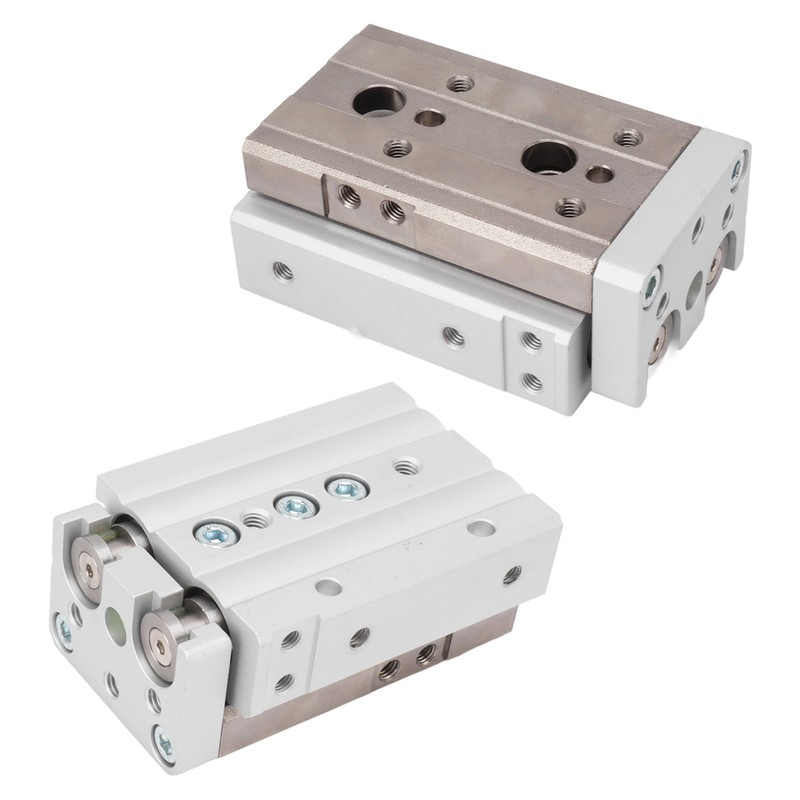 Pneumatic Cylinder SMC Type Dual Shaft Rod Double Acting Precise