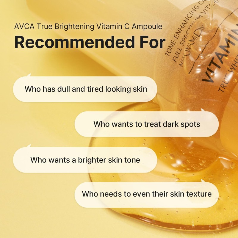 AVCA True Brightening Vitamin C Face Serum (3.38 oz) -