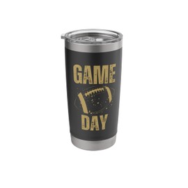Game Day Football Sports Stainless Steel Insulated Tumbler